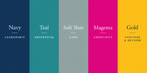 Women Ahead Brand Colour Palette